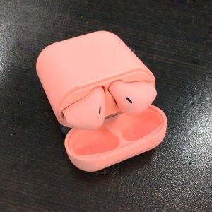 Touch Control Earbuds Headphones - Bubble Pink